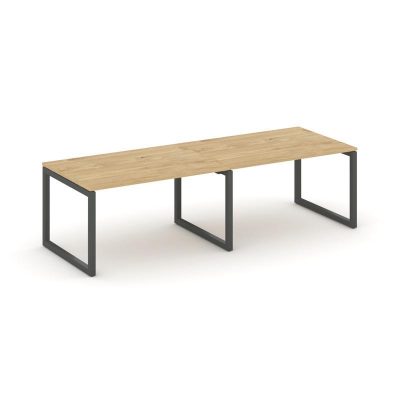 Стайл Проджект Стол переговорный SN-5O.SPRG-012.3 Тиквуд Светлый/Металл Антрацит 2360*980*750