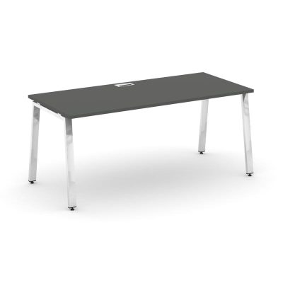 Стайл Проджект Директ Люкс Стол письменный M-SN-6A.SR-014.M Антрацит NEW/Нержавеющая Сталь/Хром 1580