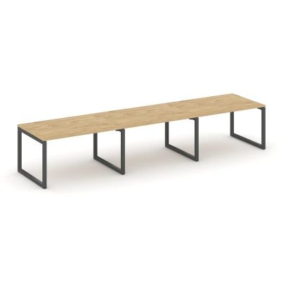 Стайл Проджект Стол переговорный SN-5O.SPRG-021.3 Тиквуд Светлый/Металл Антрацит 2940*980*750