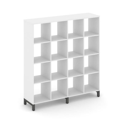 Стайл Проджект Каркас стеллажа 4 яр. SN.KS-440 Белый/Металл Антрацит 1488*400*1615