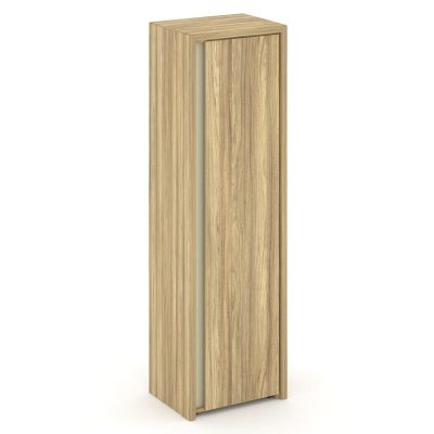 Корнер Гардероб узкий COR.GB-1 (R) Гикори Песочный/Ваниль 600*450*2000