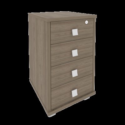 Стайл Тумба подкатная 4 ящ. с фолдингом Л.ТМ-4F Вяз Благородный 420*450*714