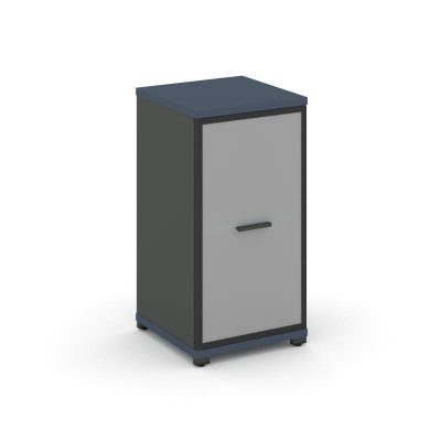 Концепт Шкаф 1 узкая секция, 2 ниши CN.STU.E-213 RMB A Звездный Сапфир/Антрацит NEW/Металл Антрацит/