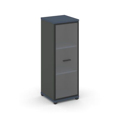 Концепт Шкаф 1 узкая секция, 3 ниши CN.STU.E-316 RPB A Звездный Сапфир/Антрацит NEW/Металл Антрацит/