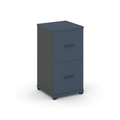 Концепт Шкаф 1 узкая секция, 2 ниши CN.STU-212 A Звездный Сапфир/Антрацит NEW/Металл Антрацит 420*42