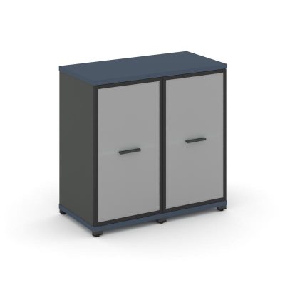 Концепт Шкаф 2 узкие секции, 2 ниши CN.STU-223 RMB A Звездный Сапфир/Антрацит NEW/Металл Антрацит/Са