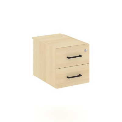 Стайл Проджект Тумба с 2 ящ. SN.TP-031 Акация Лорка/Черный Ручки 343*453*356