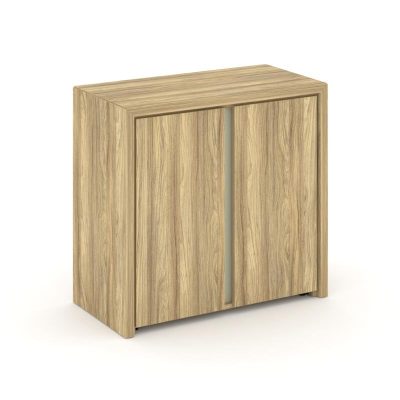 Корнер Шкаф низкий широкий COR.ST-3.1 Гикори Песочный/Ваниль 900*450*845