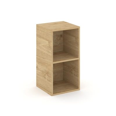 Рифт Корпус шкафа узкого 2 ниши RF.KSU-2.N Тиквуд Светлый 380*374*742