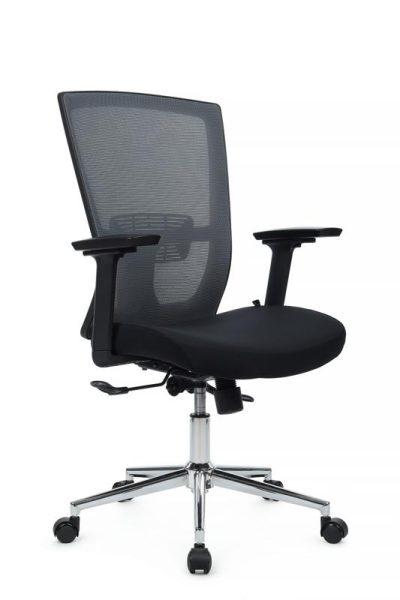 Кресло Фикс RCH 831E-3D-M3 Серый/Черный