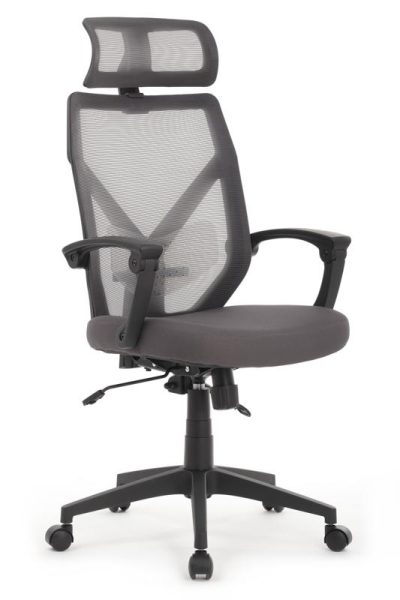 Кресло Оливер RCH W-203AC Черный пластик/Серый