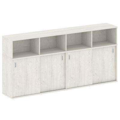 Метал Систем Шкаф-купе приставной Б.ШК-4 Т Дуб Наварра 2332*410*1098