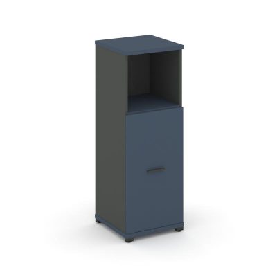 Концепт Шкаф 1 узкая секция, 3 ниши CN.STU-313 A Звездный Сапфир/Антрацит NEW/Металл Антрацит 420*42