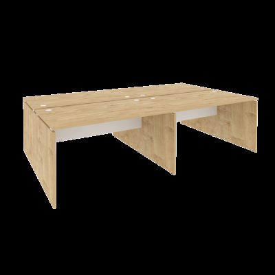 Оникс Рабочая станция O.D.RS-4.3.8 Тиквуд Светлый/Белый Бриллиант 2760*1635*750