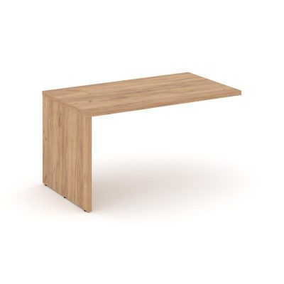 Дюкс Брифинг-приставка DX.BR-140 Дуб Сицилийский/Черный Мат.Гл. 1400*800*750
