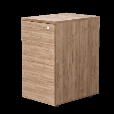 Тумба приставная с замком (Push-to-Open) 430×450×750
