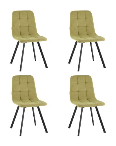Стул Одди Original Square велюр оливковый 4 шт.