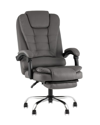 Кресло руководителя TopChairs President NEW серое