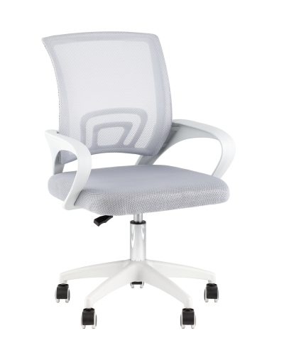 Кресло офисное TopChairs Simple SN серый пластик белый