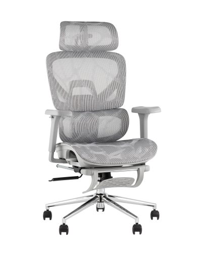 Кресло офисное TopChairs Vertus серая сетка