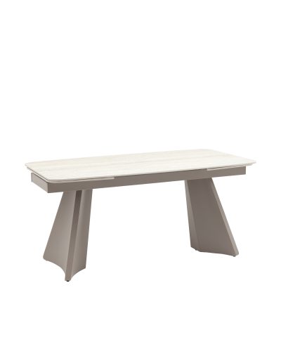 Стол обеденный Eliora 160-240*90 см серая керамика