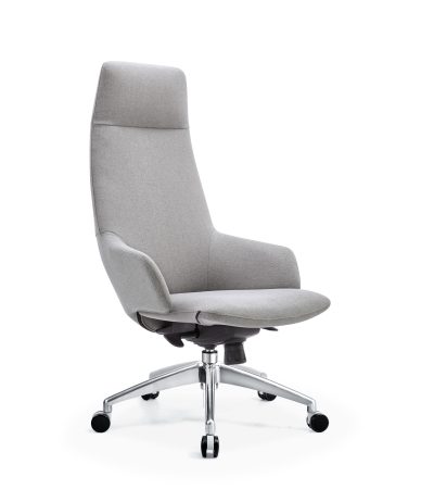 Кресло руководителя TopChairs Bow в ткани серый