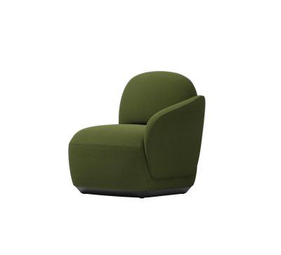 Диванный модуль одноместный с левым подлокотником и низкой спинкой ST32.LA.MR D1