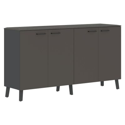 Греденция JLGR 1745 Орех Мокко/Мокко/Антрацит 1706х452х938 JAY