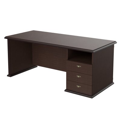 Стол руководителя однотумбовый RDT 188.A(Пр) Венге Магия 1800х800х750 RAUT