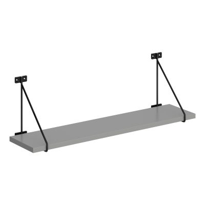Полка с полкодержателями SH4-BAR Серый 660х166х209 COFFEE
