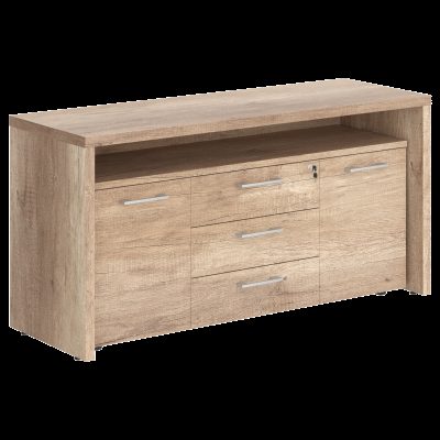 Тумба с фригобаром TTF-3D.1A Дуб Каньон Z 1640х550х800 TORR-Z