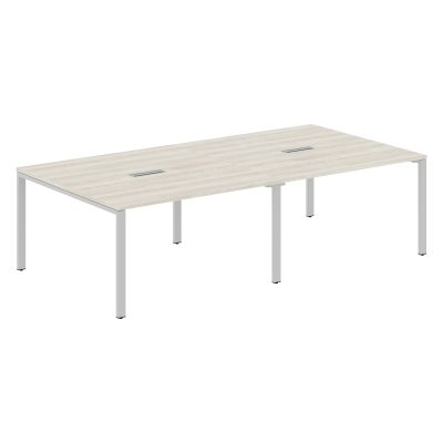 Конференц стол XS6SCT 2714 Сосна Эдмонт/Серый 2720х1406х750 XTEN-S60