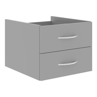 Тумба подвесная с 2-мя ящиками SC-2V.1 Серый 403х446х323 SIMPLE