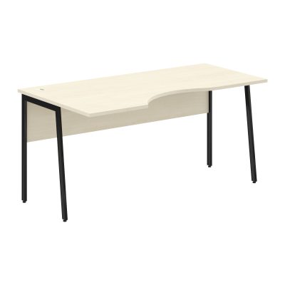 Стол прямой СА-1P(Л) Клен*/Черный 1600х900х755 IMAGO PLUS