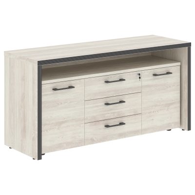 Тумба с фригобаром TTF-3D.1A Сосна Эдмонт 1640х550х800 TORR