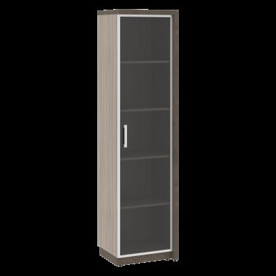 Шкаф СФ-534582 Бетон чикаго тем F187 ST9/Дрифтвуд H3090 ST22/Графит\Черный 537х454,5х2083 WOOD&STONE