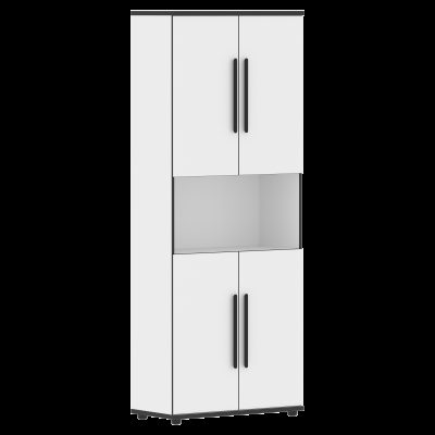 Шкаф высокий широкий UHCS 77.4 Белый* 770х365х1975 USTO