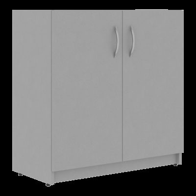 Шкаф с глухими малыми дверьми SR-2W.1 Серый 770х375х790 SIMPLE