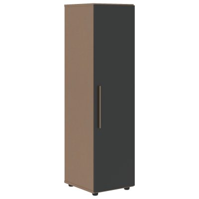 Шкаф средний узкий VMCS 40.1 Яшма черный/Кобра 400х450х1517 VELION