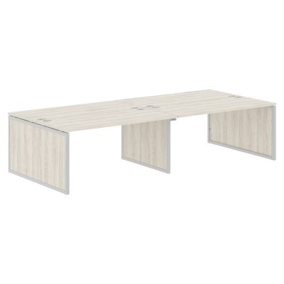 Стол 4-х местный XQPWST 3214 Сосна Эдмонт/Алюминий 3200х1406х750 XTEN-QP