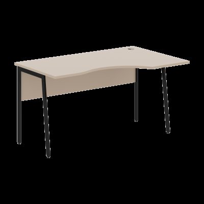 Стол прямой СА-2P(Пр) Мокачино/Черный 1400х900х755 IMAGO PLUS