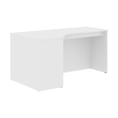 Стол эргономичный SE-1600(Л) Белый 1600х900х760 SIMPLE