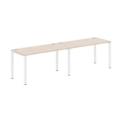Стол 2-х местный XS6WST 2870 Бук Тиара/Белый 2800х700х750 XTEN-S60