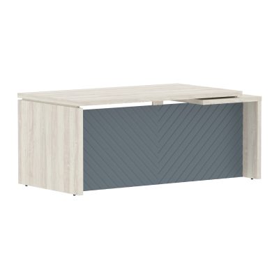 Стол руководителя TLCT 189(Л) Сосна Эдмонт Z/Серо-голубой 1800х900х750 TORR LUX