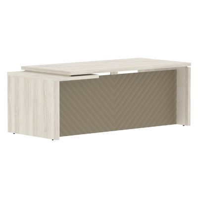 Стол руководителя TLCT 209(Пр) Сосна Эдмонт Z/Капучино 2000х900х750 TORR LUX