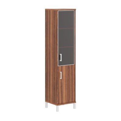 Шкаф-колонка комбинированная B 431.4(Пр) Орех Даллас 475х450х2054 BORN
