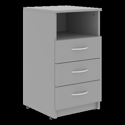 Тумба приставная SC-3D.1A Серый 407х450х760 SIMPLE