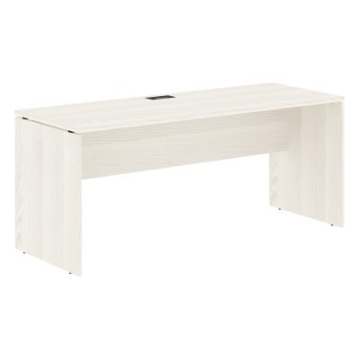 Стол прямой EDST 1767 Ясень Траун/Черный 1760х670х750 EDIS