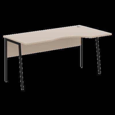 Стол прямой СА-1P(Пр) Мокачино/Черный 1600х900х755 IMAGO PLUS