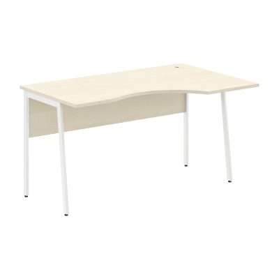 Стол прямой СА-2P(Пр) Клен*/Белый 1400х900х755 IMAGO PLUS